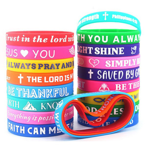 20 pulseras de silicona de Jesús <span class=keywords><strong>para</strong></span> hombre y <span class=keywords><strong>mujer</strong></span> - Product Image 6