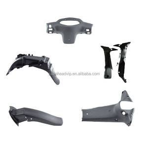 Garde-boue en plastique noir et bleu personnalisé pour moto HJ110, pièces de véhicule complètes, éclairage pour moto - Product Image 1