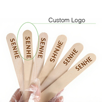 Bâtonnets de crème glacée en bois écologiques jetables en gros avec logo personnalisé – Usine de bâtonnets de crème glacée