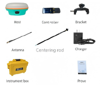 Versión Internacional G6 Base A100 Rover GPS GNSS RTK con Software Actualizable Permanentemente, Clasificación IP68, IMU de 200Hz, Batería de 15h