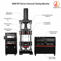 Máquina de Ensayo Universal Electrohidráulica AW-2000DP, Máquina de Ensayo de Tracción de Metales, Equipo de Prueba de Resistencia a la Tracción