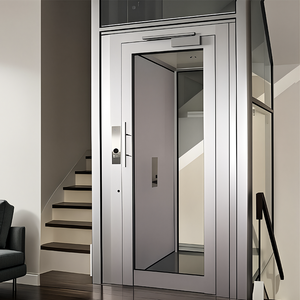 Montacarichi in vetro <span class=keywords><strong>elevatore</strong></span> di trazione porta automatica 3 piani ascensore personale - Product Image 3