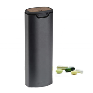 Pill storage cases aluminium food grade material pill box 7 days pill organizer
