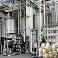 Équipement complet de transformation laitière, ligne de production de lait pasteurisé
