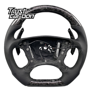 Volante Deportivo de Fibra de Carbono Forjado Personalizado para Mercedes-Benz Clase C/E/S 1993-2004 E220 E230 C200 VITO <span class=keywords><strong>CL</strong></span> W206 S350 S300 - Product Image 1