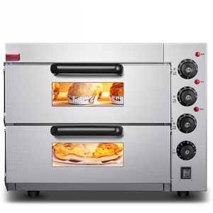 Horno tostador para hornear Horno eléctrico comercial para pizza Hornos incorporados de una sola capa - Product Image 1