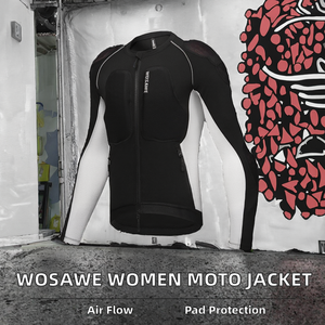 Chaqueta de Motociclismo de Invierno Unisex para Adultos, Armadura Suave Transpirable, Manga Larga, Forro Polar Térmico, Camisas Protectoras de Motocross - Product Image 2