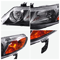Nouvel ensemble de phares avant de voiture 12V pour Honda Civic 2006-2008