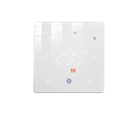 Thermostat intelligent MOES Tuya WIFI alimenté par batterie pour chaudière à eau/gaz avec capteur interne uniquement, compatible avec Alexa et Google Home