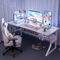 Escritorio Sencillo para Computadora de Hogar, Mesa de Estudio Moderna y Minimalista para Estudiantes, Ideal para Apartamentos Pequeños