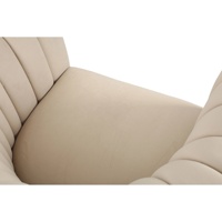 Fauteuil de salon de luxe personnalisé en forme de baril pour la maison et l'hôtel - Vente en gros