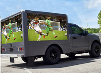 Grande cartellone digitale HD segno camion Mobile Full Color P5 pubblicità schermo di visualizzazione a led per auto all'aperto