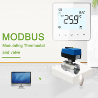 Contrôleurs WiFi pour unités de ventilation à air conditionné intelligentes Tuya Zigbee, conçus pour les systèmes HVAC à 2 ou 4 tuyaux