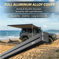 Auvent rétractable imperméable en alliage d'aluminium pour véhicule SUV, voiture, toit latéral, 4x4, tout-terrain, Wareda W5300T, pour le camping en plein air