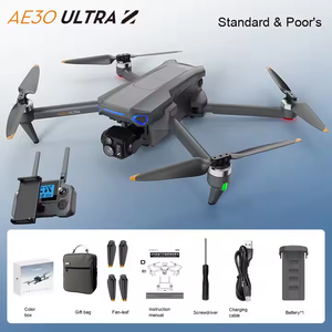 2025 mới ae30 có thể gập lại quadcopter người mới bắt đầu 3-trục Gimbal airdrop ngoài trời tránh chướng ngại vật bay không người lái 4k camera kép 6-trục con quay hồi chuyển - Product Image 6