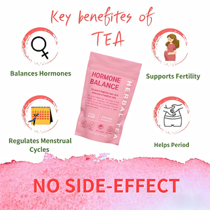 Thé apaisant pour le soutien hormonal féminin - Mélange d'herbes naturelles - Confort et relaxation <span class=keywords><strong>du</strong></span> cycle - Complément bien-être post-stress - Product Image 2