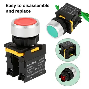 New Waterproof Momentary Self Locking 22mm push button switches on off button power start switch for Mechanical Equipment