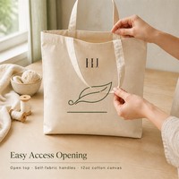 Sac fourre-tout en toile de coton 12 oz, réutilisable, avec longues poignées en tissu, personnalisable, pour courses et cadeaux, vente en gros