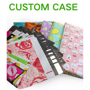 Custom Logo Poly Mailers Black Large Recycled Co-extruded 2.35mil Poly Mailer Bags - Product Image 3