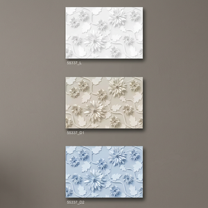 Carreaux muraux en céramique brillants 3D imitation briques traditionnelles pour intérieur, 300x450mm, émaillés numériquement, étanches - Product Image 4