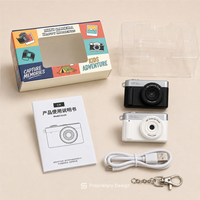 Kamera Mikro Full HD 1080P Layar IPS 0.96 inci Zoom 16X Baterai Isi Ulang Tipe C Perangkat Saku Kecil untuk Hadiah Anak