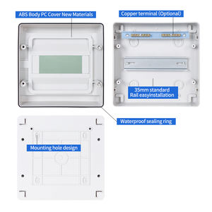 Caja <span class=keywords><strong>de</strong></span> Distribución Eléctrica Impermeable Serie HA <span class=keywords><strong>de</strong></span> 4/8/12/18/24 Vías, Caja <span class=keywords><strong>de</strong></span> Distribución <span class=keywords><strong>de</strong></span> Energía Mcb <span class=keywords><strong>de</strong></span> Plástico ABS para Exteriores - Product Image 2