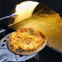Four à pizza extérieur au gaz, four à pizza en briques d'argile chauffé au bois à vendre