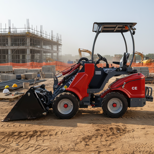 Mini Cargadora de Ruedas Telescópica HAIJU HJ620 4x4WD, Capacidad 500-800kg, Neumático 23X8.5-12, Velocidad 10km/h, con Motor Kubota, <span class=keywords><strong>Precio</strong></span> Económico - Product Image 1