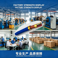 Cable de Comunicación para Minería Xinqiao MHYVP, Blindado con Tres Conductores de Cobre Sólido, Revestimiento Ignífugo Azul, para Uso Subterráneo