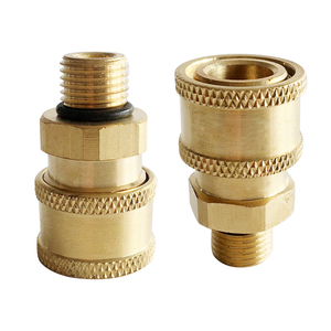 Adaptateur en laiton, connecteur mâle et femelle, irrigation de jardin, parterres de fleurs, espaces verts, <span class=keywords><strong>pistolet</strong></span> à <span class=keywords><strong>eau</strong></span> pour lavage de voiture, tête de 1/4 pouce - Product Image 1