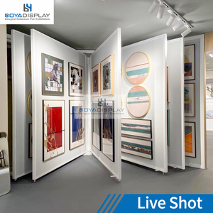 Boya Nguồn cung cấp tùy chỉnh kích thước sản phẩm mới lần lượt trang Sơn nghệ sĩ Giá vẽ hiển thị đứng cho Gallery showroom - Product Image 4