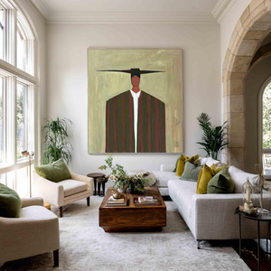 <span class=keywords><strong>Peinture</strong></span> à l'huile vintage figurative d'animaux, portrait impressionniste texturé, <span class=keywords><strong>peinture</strong></span> artisanale - Product Image 2