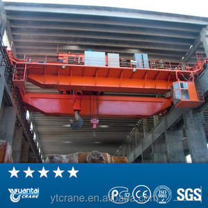 Pont roulant de levage spécial haute capacité 100 tonnes, prix compétitif, portée 19,5~35m, 400/80t Yuantai, température de fonctionnement -25~40°C, QU120 - Product Image 4