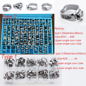 Diş ortodontik bukkal tüp 1st Molar çift tek tüp bant ile cabrio paslanmaz çelik #28-#44 340 adet - Product Image 6