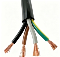 Câble multiconducteur personnalisé 0,5 mm²-2,5 mm² non blindé, fil flexible pour systèmes d'alarme de sécurité et d'interphone