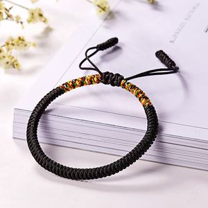 Braccialetti Portafortuna alla Moda per Uomo, Stile Buddista Tibetano, Regolabili con Nodi Fatti a Mano, Corda Rossa, Gioielli per Donna - Product Image 5
