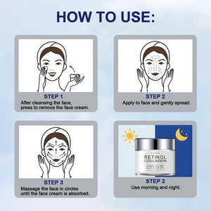 Wholesale Retinol Collagen Face <strong>Cream</strong> Intensive Firming Lift &amp; Moisturizing <strong>Cream</strong> with Vitamin A, <strong>B</strong>, C &amp; E, Hyaluronic Acid - Product Image 6