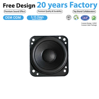 Aksesoris Loudspeaker Mikro Logam Full Range 2 Inch Langsung dari Pabrik |   Driver Audio High-Fidelity yang Dapat Disesuaikan untuk Sistem HiFi