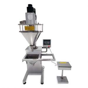 Machine de remplissage de dosage de tarière semi-automatique bon marché Machine de remplissage de poudre sèche de cacao en poudre Masala - Product Image 3