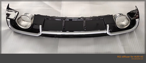 Diffusore Posteriore in ABS Stile RS3 per Audi <span class=keywords><strong>A3</strong></span> <span class=keywords><strong>Hatchback</strong></span> 8V 2016-2018, Direttamente dalla Fabbrica GT - Product Image 2