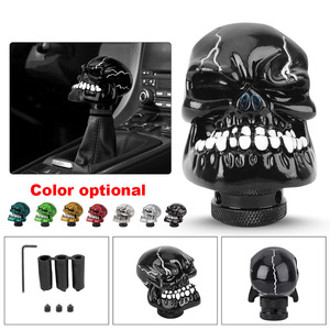 Skull Gear <b>Shift</b> <b>Knob</b> Resin Universal Car Manual Transmission Shifter Head With Installation Kit - Product Image 2