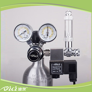 ตัวควบคุมแรงดัน CO2 ยี่ห้อ Ditz แบบสองเกจ 220V AC สำหรับตู้ปลาพรรณไม้น้ำและตู้ปะการัง พร้อมวาล์วระบายแรงดัน - Product Image 5