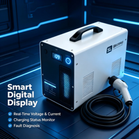 Pengisi Daya EV DC Efisiensi Tinggi 20kW 40kW Baru untuk Mobil Listrik di Tempat Parkir Komersial