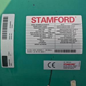 Générateur diesel d'occasion remis à neuf Cummins KTA38-9 1000KW 1250KVA 50HZ 12 cylindres avec moteur Stamford - Product Image 6