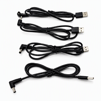 Kabel Pengisi Daya USB DC 5V HENG-WELL untuk Lampu Meja, Router Mainan & Perangkat Lainnya, Kabel Daya & Rakitan Kabel Ukuran 5.5