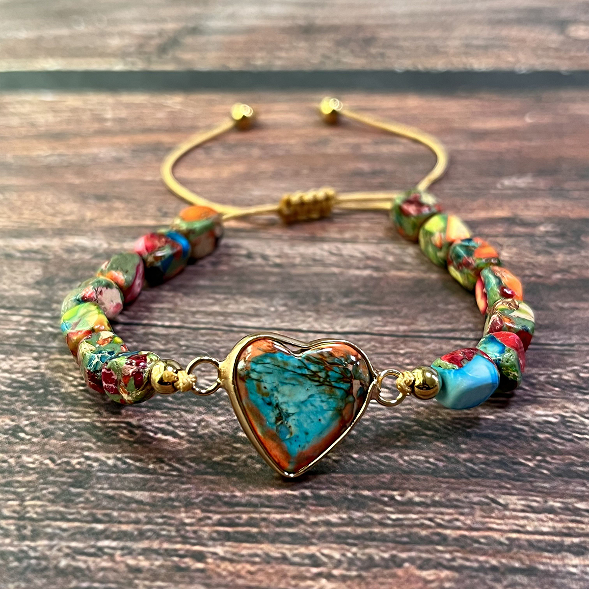 Rainbow Imperial Emperor Jasper Bracelet