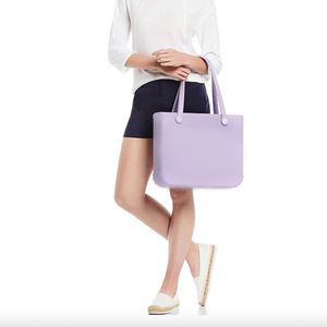 防水ゴムトート<span class=keywords><strong>Eva</strong></span>シリコーンビーチバッグ新デザインポータブル夏ちらつカスタムハンドデザイン - Product Image 3