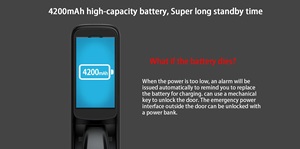 2024 Golden Security Tuya APP WiFi 3D Reconocimiento facial Cerradura de puerta inteligente con cámara Huella digital Timbre de puerta videoportero - Product Image 6