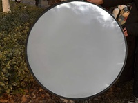 Tapis de protection rond ignifuge pour brasero et gril extérieur