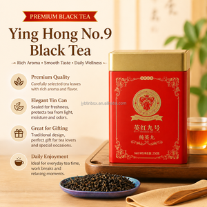 JYB Großhandel gedruckt Lebensmittel qualität Vintage Tee dosen Box Verpackung große umwelt freundliche Metall Tee Kaffee Dose Rechteck Zinn Behälter - Product Image 1